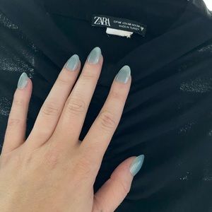 Black long sleeve midi dress